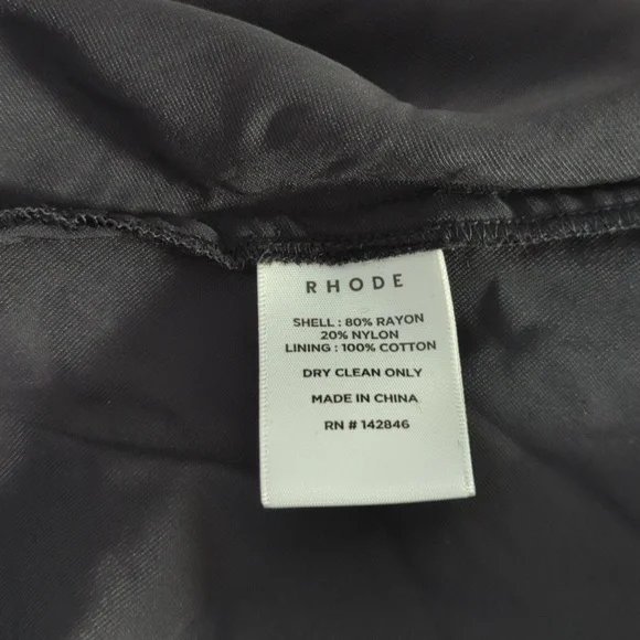 RHODE Black Mini Dress - Picture 5 of 5